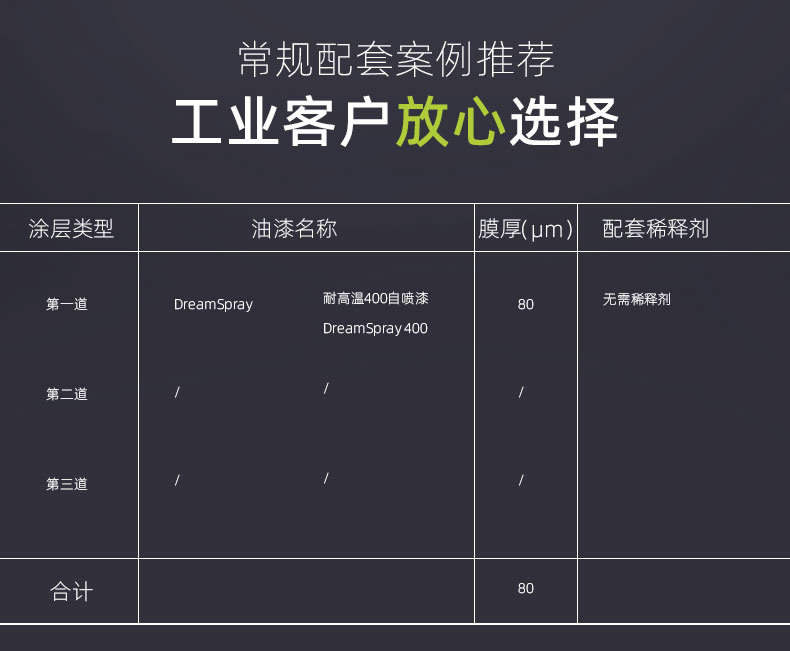 有機硅耐高溫400度自噴漆